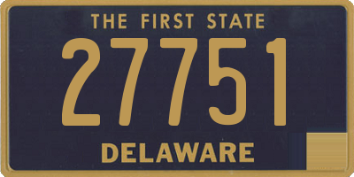 DE license plate 27751