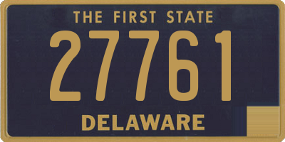 DE license plate 27761