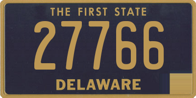 DE license plate 27766