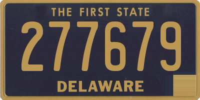 DE license plate 277679