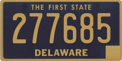 DE license plate 277685