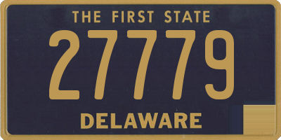 DE license plate 27779