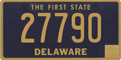 DE license plate 27790