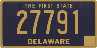 DE license plate 27791