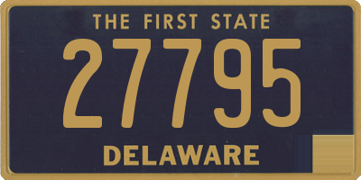 DE license plate 27795