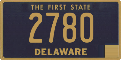DE license plate 2780