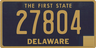 DE license plate 27804