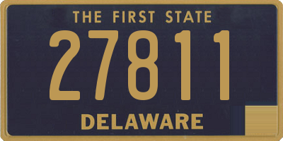 DE license plate 27811