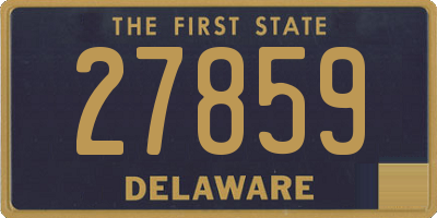 DE license plate 27859