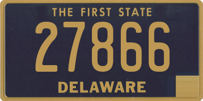 DE license plate 27866