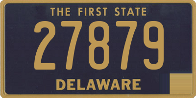 DE license plate 27879