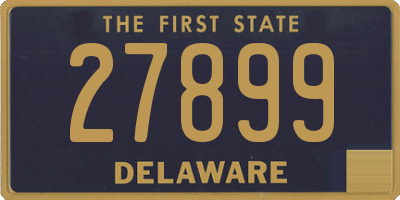 DE license plate 27899