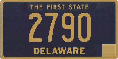 DE license plate 2790