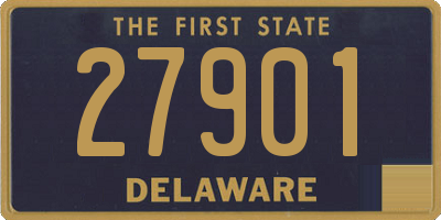 DE license plate 27901