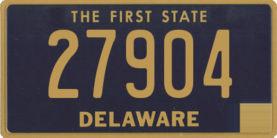 DE license plate 27904