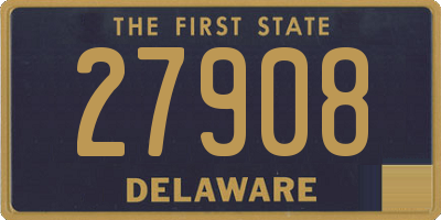 DE license plate 27908