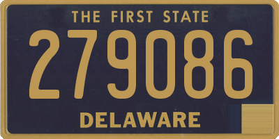 DE license plate 279086