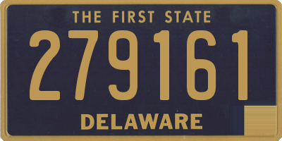 DE license plate 279161
