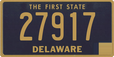 DE license plate 27917