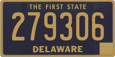 DE license plate 279306