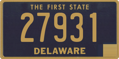 DE license plate 27931