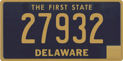 DE license plate 27932