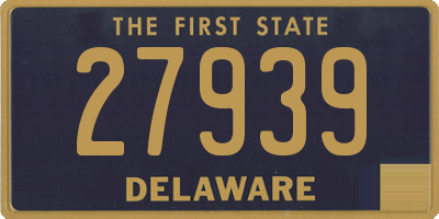 DE license plate 27939