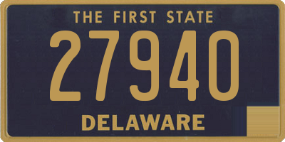 DE license plate 27940