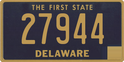 DE license plate 27944