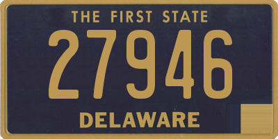 DE license plate 27946