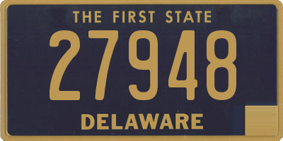 DE license plate 27948