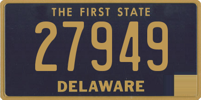 DE license plate 27949