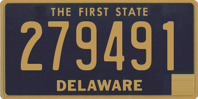 DE license plate 279491