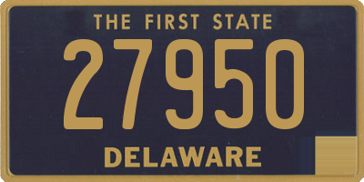 DE license plate 27950