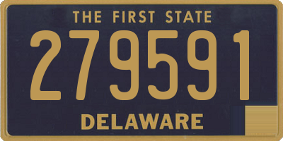 DE license plate 279591