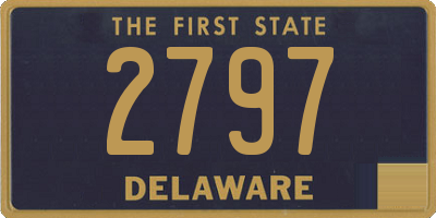 DE license plate 2797