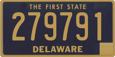 DE license plate 279791