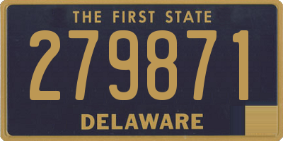 DE license plate 279871