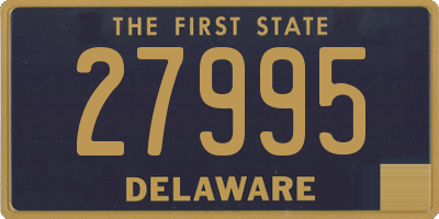 DE license plate 27995