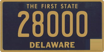 DE license plate 28000