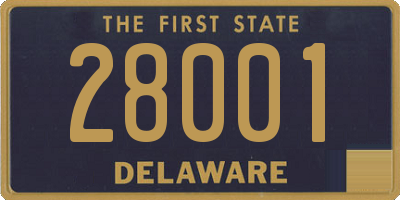 DE license plate 28001