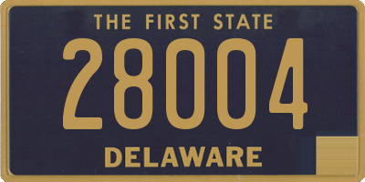 DE license plate 28004