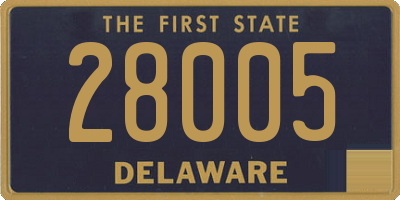 DE license plate 28005