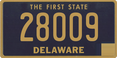 DE license plate 28009