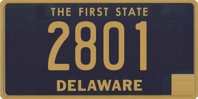 DE license plate 2801