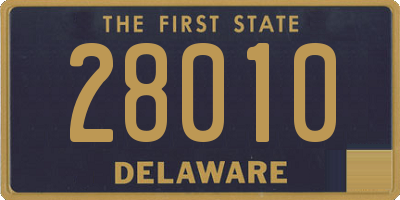 DE license plate 28010