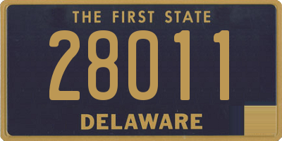 DE license plate 28011