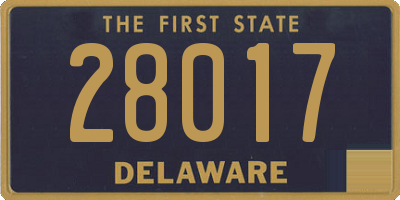 DE license plate 28017