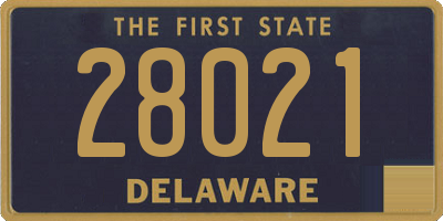 DE license plate 28021