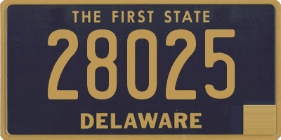 DE license plate 28025